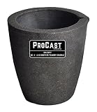 PMC Supplies LLC #4-6 Kg ProCast Foundry Clay Graphite Crucibles Cup Furnace Torch Melting Casting Refining Gold Silver Copper Brass Aluminum