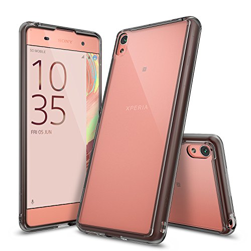 Xperia xa case, ringke [fusion] crystal clear pc back t…
