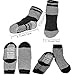 Yaobabymu 6 Pairs 16-36 Months Baby Boy's Girl's Non Skid Ankle Cotton Toddler Anti Skid Slip Slipper Stretch Knit Socks and Gift, Footsocks Sneakers Socks,Length 10-12cm