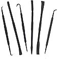 6-Piece Non-Marring Pick and Pry Bar Set for O-Rings, Seals, Gaskets, and Trim on Automotive and Electronics Equipment