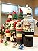 FEFEHOME Christmas Wine Bottle Cover Gift Warping Ugly Sweater (Set of 4) -(F)