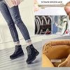 Athlefit-Womens-Lace-up-Ankle-Boots-Work-Waterproof-Low-Heel-Combat-Booties