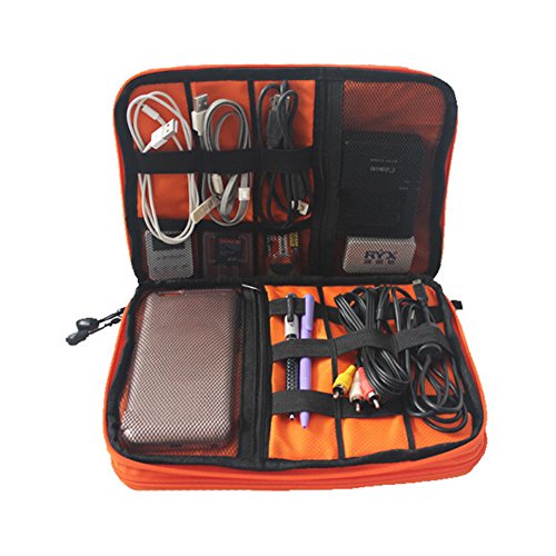 THEE Data Cable Organizer Case Storage Bag Digital Devices USB Earphone Wire Travel
