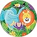 Jungle Safari Party Plates Napkins Cups and Table Cover (Serves-16) - Jungle Safari Party Supplies Pack Deluxe (Bundle for 16)