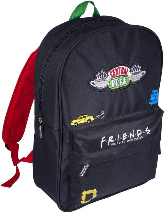 Blue Sky Designs Ltd Friends Friends Central Perk Premium Black Backpack,One Size - Image 3
