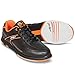 KR Strikeforce Bowling Shoes Mens Flyer Bowling Shoes- M US, Black/Orange, 11