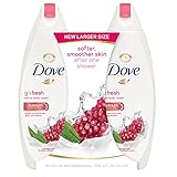 Dove go fresh Body Wash, Pomegranate and Lemon Verbena 22 oz, Twin Pack