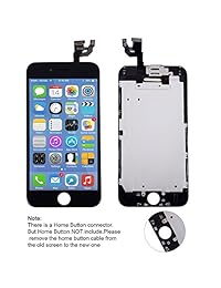 Pantalla táctil LCD de repuesto para iPhone 6 (4,7) con cámara frontal, altavoz auditivo, sensor de proximidad facial, herramientas de reparación y protector de pantalla gratis.