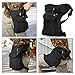CAMTOA New Men Canvas Sports Racing Drop Leg Bag, Fanny Pack Bike Cycling Hip Bag for Motorcycle Outdoor Bike Cycling Black