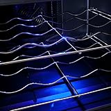 AKDY 8 Bottle Single Zone Thermoelectric Counter Top Freestanding Wine Cooler Cellar Chiller Refrigerator Fridge Quiet Operation