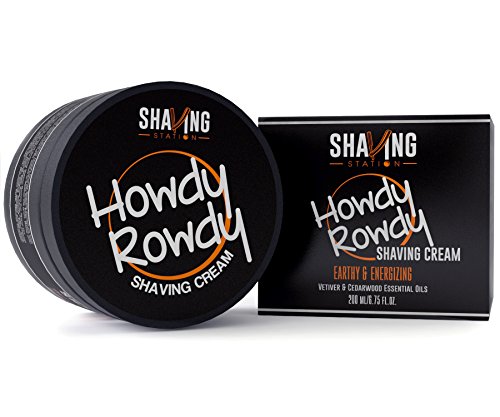 Shaving Station Shaving Cream Rich Natural Oil Based Vetiver