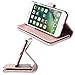 iPhone 7 Plus Case, iPhone 8 Plus Wallet Case, UrbanDrama Glitter Shiny Faux Leather Magnetic Closure Credit Card Slot Cash Holder Protective Case for iPhone 7 Plus/iPhone 8 Plus 5.5