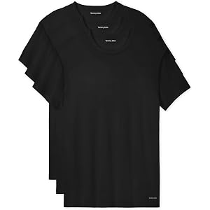 Tommy John Men's Essential Cool Cotton Crew Neck Undershirt -Modern Fit