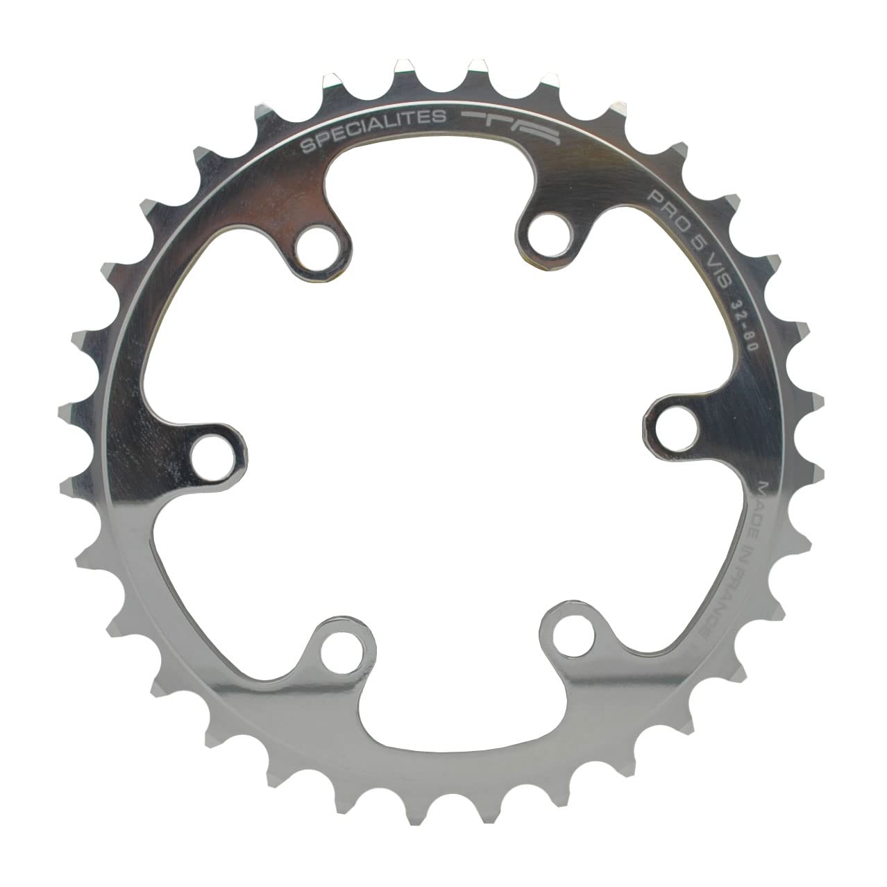 Spécialités TA Cyclotourist Pro 5 Vis Chainring, Silver, Inner 28t — image 1