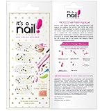 Authentic Incoco Nail Polish 16double-ended Strips By It's a Nail - Strike Gold TOP Coat