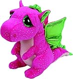 Ty Darla Dragon Plush, Pink, Medium