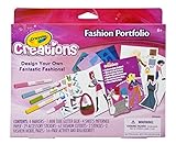 Arts and Crafts for Girls Fashion Toy - Crayola Design Fashion Toys Craft Kit Portfolio - Pack of 2