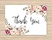 Wedding Thank You Cards with Envelopes - Watercolor Boho Floral - Perfect For Wedding, Baby Shower, Bridal Shower- -40 Pack Blank on inside
