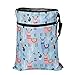 Dry Baby Diaper Bags-Double Zippered Pockets Wet Bag Reusable Large Waterproof Nappy Bag Yoga Gym Clothes Dry Bags For Boys Girls