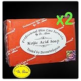 2 Bars of Dr Alvin Professional Skin Care Formula (Kojic Acid Orange Soap)