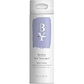 Better Not Younger Silver Lining Purple Shampoo for White & Gray Hair for Women Over 40 - Brightening & Toning Formula Neutralizes Yellow & Brassy Tones – Volumizing & Nourishing - 8.4 fl oz