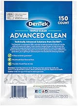 DenTek Triple Clean Mint Flavoured Floss Picks 150 Pack Fluoride Coated view 9