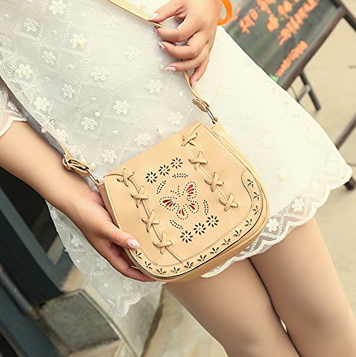 image for Toniker Women's Crossbody Saddle Bags PU Leather Small Shoulder Bag wi