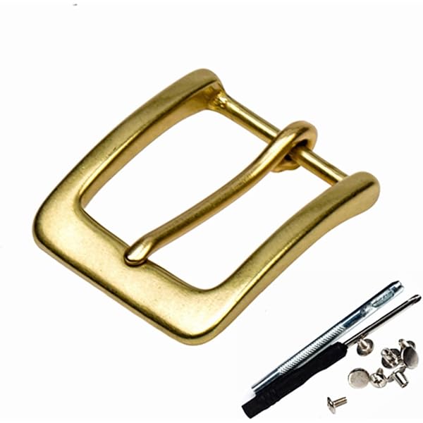 B1110 1 1/2 Latón Natural, Hebilla De Barra Del Talón, Latón