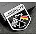BENZEE C152 Car Styling Accessories Emblem Badge Decal Sticker Racing Motorsport Germany German Flag Deutschland Volkswagen VW BENZ AUDI BMW BEAT