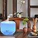 Essential Oil Diffuser MECO Arotherapy Diffuser Aroma Diffuser Ultrosonic Cool Mist Diffuser 500ml Humidifier with 7 Color LED Lights Waterless Auto Shut-off for Home Bedroom Office