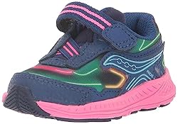 Saucony Ride 10 Jr Sneaker, Navy, 7.5 US Unisex