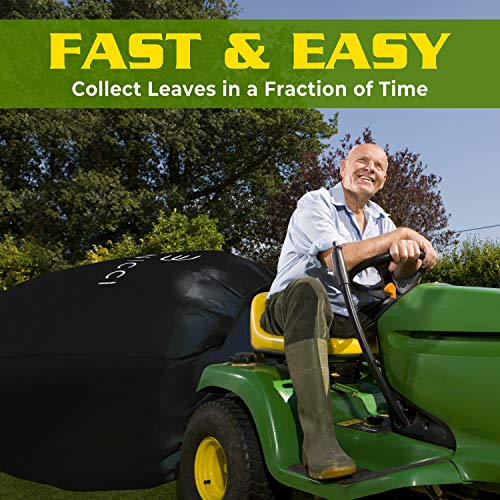 BENICCI Lawn Tractor Leaf Bag - Includes Speed Zipper for Fast Cleanup and Clean Out - Extra Durable Yard Bag Prevents Tearing and Surface Drag - Perfect for all Tractors