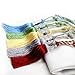 Kisstaker 1 Pair Crystal Beaded Tassels Tieback Curtain Cord Home Textiles Window Treatments Silver