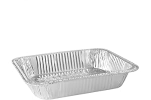 Titan Half Steam Deep Table Aluminum Pans, 100-count