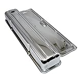 Assault Racing Products A9107 Chevy 235 Inline Straight 6 Cylinder Chrome Valve Cover w Side Plate