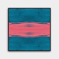 Framed Canvas Wall Art Abstract Canvas Prints Home Artwork Decoration for Living Room,Bedroom - 16x16 inches