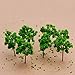 WINOMO 25pcs Model Trees Mini Scenery Landscape Architecture Train Railroad Trees