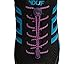 StoutGears Reflective No Tie Shoelaces Lock System - Elastic Shoelaces for Sneakers (1 Pair) (Purple)