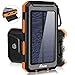 Solar Charger,F.DORLA 20000mAh Portable Outdoor Waterproof Mobile Power Bank,Camping External Backup Battery Pack Dual USB 5V 1A/2A Output 2 Led Light Flashlight with Compass for Tablet iPhone Android