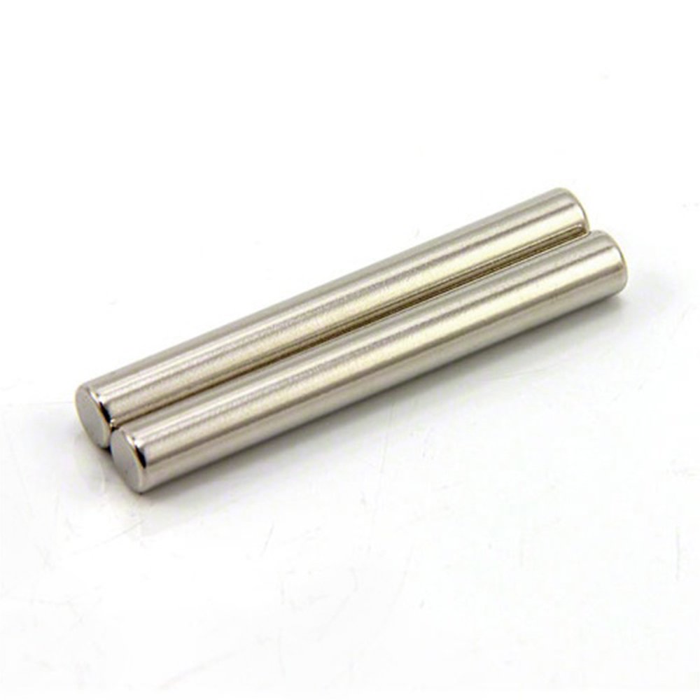 N42 Neodymium Magnet for Arts, Crafts, Model Making, DIY, Hobbies, Office, and Home - 6mm dia x 50mm thick - 1.6kg Pull - Pack of 2