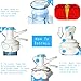 5 Gallon Water Bottle Jug Drink Dispenser Rack Stand BPA FREE 55mm Valve Thermal Insulated Cooler Cover For Plastic Glass Jug Brewing Beer Wine Bottling Carboy Hand Pump Keeps Water Cold For Days