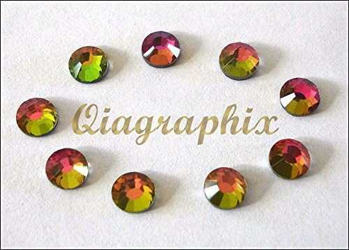Qiagraphix SS30T: 3x 288 Pcs (6 gross) DMC Iron On Hotfix Crystal Rhinestones Vitrail Medium SS30, 6.4~6.6mm