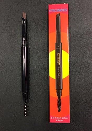 Eyecasions Eyebrow 2-In-1 Brow Definer &amp; Brush - 03 Chocolate Brown 0.28g