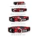 Buju Citizen K9 Dog Collar - Adjustable Large Medium Small xs Stays for Dogs & Cats - Red Navy Blue Plaid Large - Strong Durable - Polyester Training Collars with Matching Leash Available