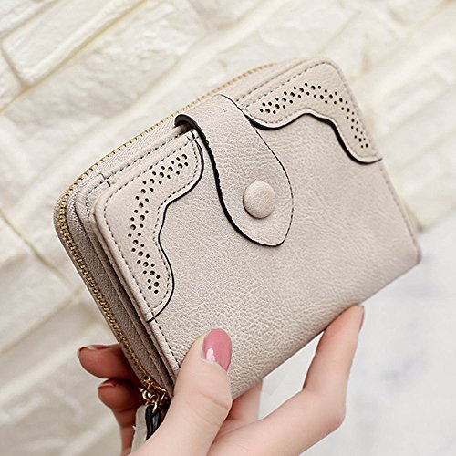Women Clutch Hollow Lace Short Purse Wallet Card Holder Handbag Bag