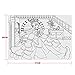 Mombella Reusable Mark-mat Coloring Mat Silicone Placemat,146 Inch, 2 Mats & 6 Marker Pens Value Package,3 Years+, Pretty Girl and Happy Christmas - Advanced