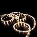 WYZworks 150 feet Warm White LED Extendable Rope Lights for Accent Holiday Christmas Xmas Tree Party Decoration Lighting | ETL Safety Certified - 10, 25, 50, 100, 150, 300 ft