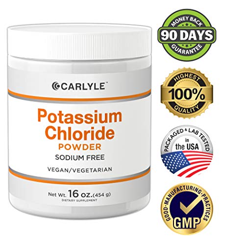 Potassium Chloride Powder Supplement 16 oz Food Grade Salt