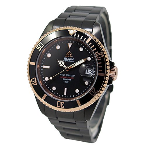 Mua エルジン ELGIN 自動巻き メンズ 腕時計 FK1405B-B ブラック trên 
