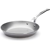 de Buyer MINERAL B Pro Carbon Steel Fry Pan - 11&rdquo; Diameter, 8.3&rdquo; Cooking Surface - Ideal for Searing, Sauteing &amp; Reheating - Naturally Non-Stick Finish - Made in France